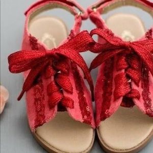 Girls Joyfolie pink sandals size 3